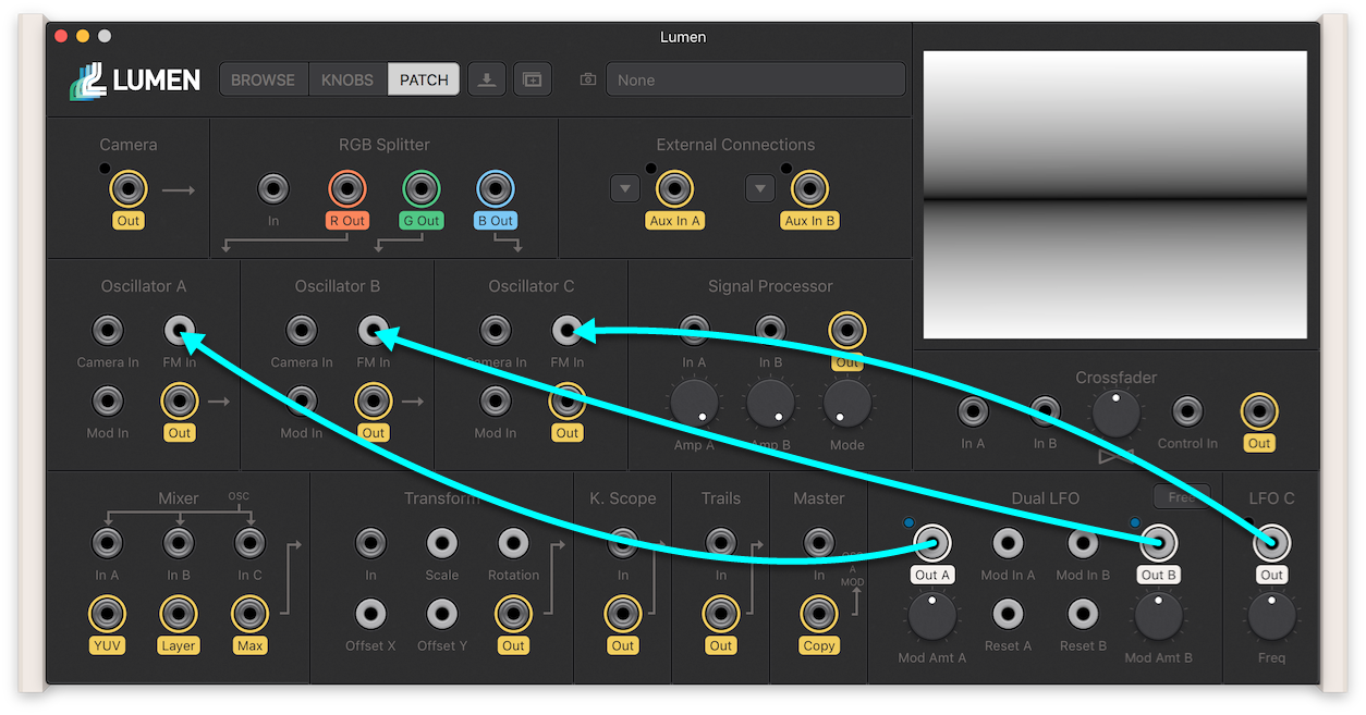 Patch Panel Screenshot