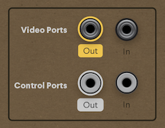 Video And Control Ports